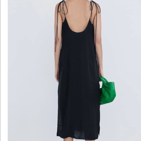 BNWT Zara MIDI Slip Dress (Size Small/Medium) - Picture 4 of 9